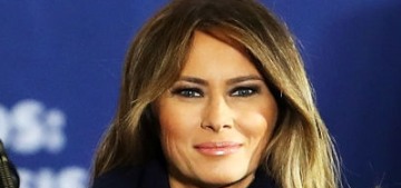 Melania Trump held hands with her bigly husband, allowed him to show affection
