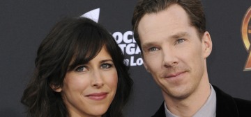 Benedict Cumberbatch & Sophie Hunter at the ‘Infinity War’ premiere: cute or creepy?
