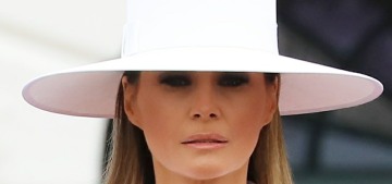 Was Melania Trump’s white Michael Kors hat some kind of nod to Beyonce, maybe?