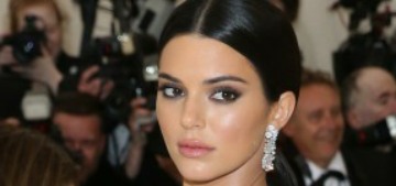 Kendall Jenner in Off-White at the Met Gala: aggressively off-theme?