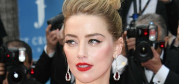 Amber Heard in bold, graphic Valentino in Cannes: stunning or cartoonish?