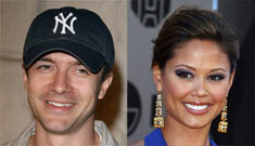 Vanessa Minnillo and Topher Grace make out at Hollywood party