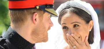 Us Weekly: Prince Harry & Meghan left their wedding party early, hmmm…