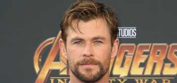 Chris Hemsworth posts video rocking out to Miley Cyrus with his kids & dog