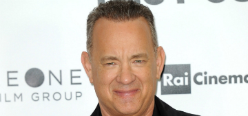 Tom Hanks ad libbed to entertain the audience during a medical emergency