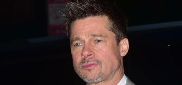 Brad Pitt wants to underline the point that he saw his kids on Father’s Day