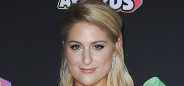 Meghan Trainor in a green cutout jumpsuit at the Radio Disney MA: yikes?