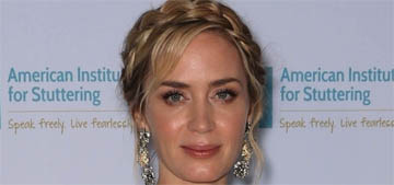 Emily Blunt in black and white Christian Dior: retro cool or too old-fashioned?