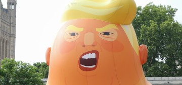 The Idiot Abroad Part II: Baby Trump descends on England, and so does a blimp