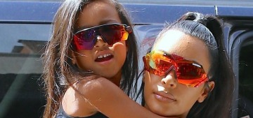 Kim Kardashian claims she only ‘allows’ North to straighten her hair ‘twice a year’