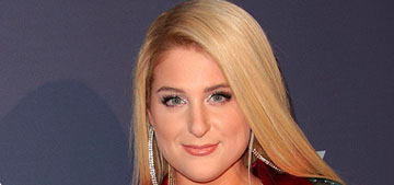 Meghan Trainor wore a sparkly robe and too long extensions to the TCAs