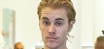 Was Justin Bieber weeping on the streets of New York because of his hair?