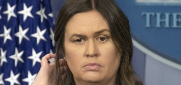 Sarah Sanders ‘can’t guarantee’ there will never be a tape of Trump saying the n-word