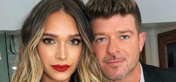 Robin Thicke & April Geary are expecting their second child, six months after Mia