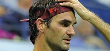 Roger Federer lost badly to an Australian dude in the fourth round of the US Open