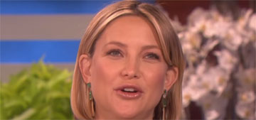 Kate Hudson, still pregnant, jokes on ‘Ellen’ that she could go into labor