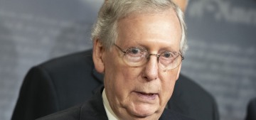 Mitch McConnell was verbally accosted at a Kentucky restaurant, poor fascist baby
