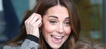 Duchess Kate wore a smart Smythe blazer for a trip to Essex today