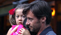 Hugh Jackman & family out in NY to celebrate his daughter’s birthday