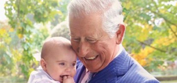 Prince Charles posed solo with ‘adorable, placid’ Prince Louis at Clarence House
