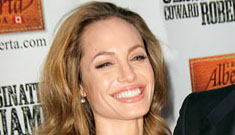 Angelina Jolie on bump watch
