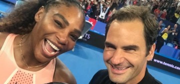 “Serena Williams & Roger Federer played each other for the first time” links