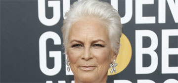 Jamie Lee Curtis calls out the Fiji Water girl for photobombing without permission