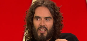 Russell Brand admits that his wife does all the childcare