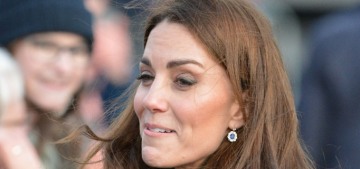Countess Kate allowed a young Scottish child to touch her bouncy hair