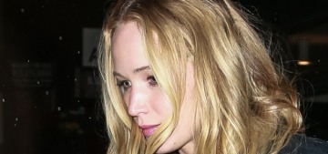Newly engaged Jennifer Lawrence & Cooke Maroney stepped out in NYC