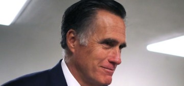 Mitt Romney blew out his Twinkie-birthday-cake candles one at a time
