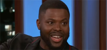 Winston Duke’s mom goes everywhere with him, including business meetings
