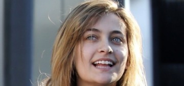 Paris Jackson seemed totally fine after a brief hospitalization this weekend