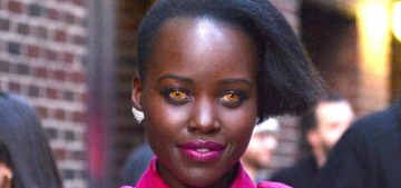 Lupita Nyong’o loves freaking people out with her yellow-gold contacts