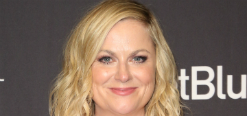 Amy Poehler denounces the fact that women are asked to answer for abusive men