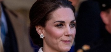 Duchess Kate repeats a great Catherine Walker coat for Beating Retreat