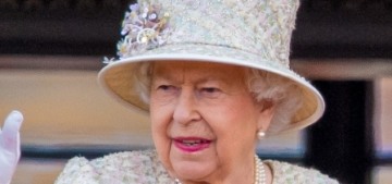 The Queen seemed especially grumpy on her fake birthday for Trooping the Colour