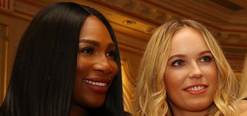Caroline Wozniacki gave Serena Williams a pretty cute bridesmaid’s dress
