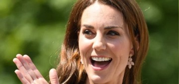 Duchess Kate steps out in a Sandro dress for another garden event
