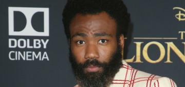 Donald Glover wore a bold checked suit to ‘The Lion King’ premiere: cute or nah?