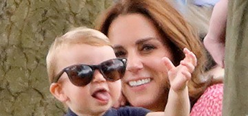 Prince Louis ‘is a funny little chap. He looked very pleased with himself’