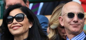 Jeff Bezos & Lauren Sanchez made their loved-up couple debut at Wimbledon