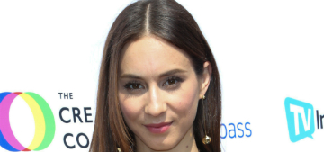 Troian Bellisario opens up about breastfeeding, is bummed she can’t drink