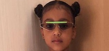Kim Kardashian let North West style herself during their family trip to Japan