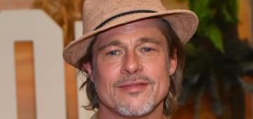 Brad Pitt tries to bring back fedoras, ‘lift’ shoes and fug brown suits all at once