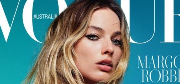 Margot Robbie covers Vogue Australia, talks Aussie accents & American residency
