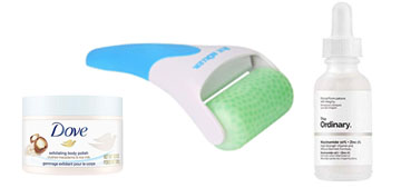 An ice roller to reduce puffiness and treat migraines, a bedside shelf and more