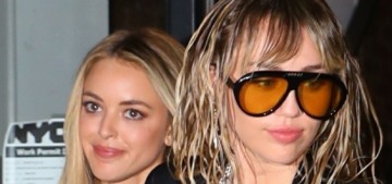 Miley Cyrus & Kaitlynn Carter ‘legit made out against a wall like the entire night’
