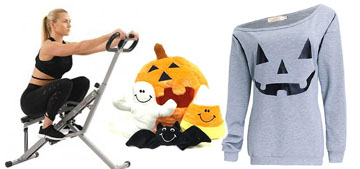 Halloween pet stuff, a heart rate monitor and an affordable squat machine