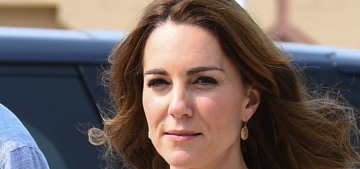 Duchess Kate wears an elegant Elan kurta after a terrifying plane ordeal
